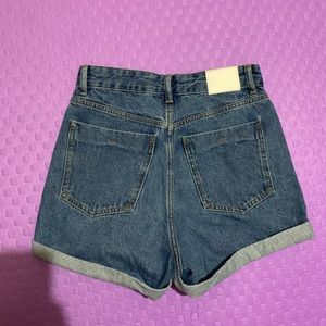 Denim shorts